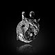 Кулоны парные серебро Инь Ян Волчья Верность. Кулон. Aventure.Jewelry. Интернет-магазин Ярмарка Мастеров.  Фото №2