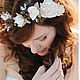 Цветочный ободок в стиле Бохо, Диадема для невесты, Лондон,  Фото №1