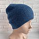 Двойная шапка кашемир Loro Piana. Шапки. Korolek_knitting. Интернет-магазин Ярмарка Мастеров.  Фото №2