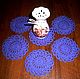 A set of coasters under a glass.( Crochet). Stand. yaroslavtseva-s. Online shopping on My Livemaster.  Фото №2