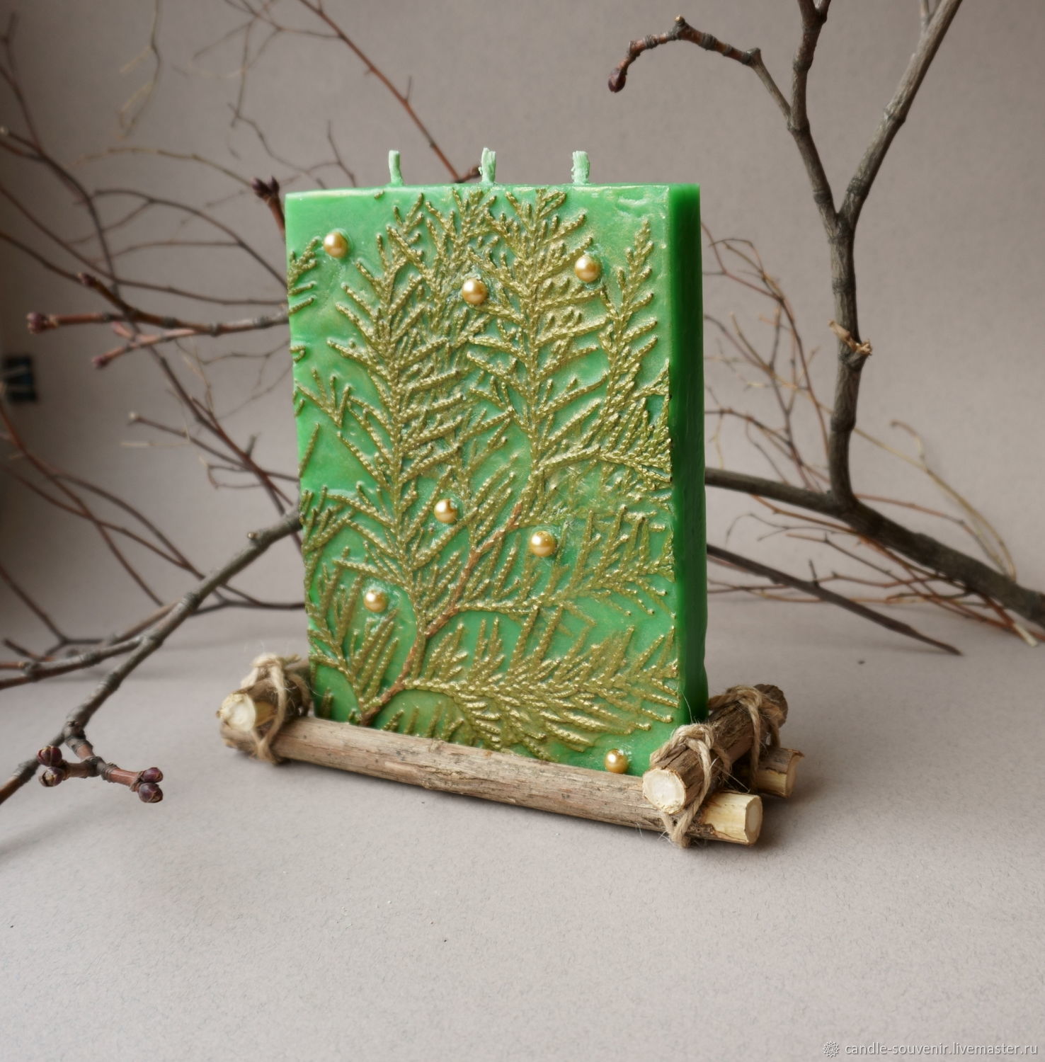 Ароматическая свеча Золотая ветвь в интернет-магазине на Ярмарке ...