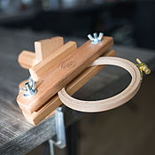 Материалы для творчества handmade. Livemaster - original item Hoop Holder Mini Turntable. Handmade.