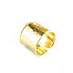 Anillo ancho de oro 'Tendencia' anillo sin inserciones,sin piedras. Rings. Irina Moro. Ярмарка Мастеров.  Фото №5