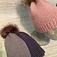 Hats knitted from 100% Merino in stock. Caps. krykova (Krykova). My Livemaster. Фото №5