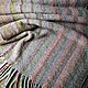 Домотканый шарф Предчувствие весны из Дундаги и твида. Шарфы. WoolenWay вязаные&тканые аксессуары. Ярмарка Мастеров.  Фото №4