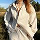 Заказать Рубашка изо льна. Boho. Ярмарка Мастеров. . Костюмы Фото №3