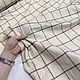 Ткань Подкладочная В Клетку Loro Piana Италия. Ткани. LOSCUT TESSUTI | Ткани из Италии. Интернет-магазин Ярмарка Мастеров.  Фото №2
