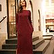 Dress oversize ' Wine melange'. Dresses. Alexandra Maiskaya. My Livemaster. Фото №4