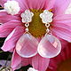 "Pink". Серебряные серьги. Розовый кварц, серебро 925 пробы. Серьги классические. Екатерина Игнатьева Украшения. Интернет-магазин Ярмарка Мастеров.  Фото №2