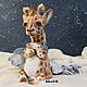 Animales de peluche: jirafa Raffi. Teddy Toys. Irina Fedi Toys creations. Ярмарка Мастеров.  Фото №6
