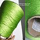  Silk. Yarn silk of Japan. Color green neon. Yarn. KnitandFit com Olga Dainova. My Livemaster. Фото №6