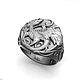 Кольцо/Перстень "Феникс" из золота 585 пробы. Кольца. BUGAKOV jewelry. Ярмарка Мастеров.  Фото №6