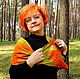 Заказать "Яркие краски осени". Наталья Никифорова.Мягкие шерстинки (panbarhat). Ярмарка Мастеров. . Шарфы Фото №3