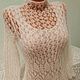 Beautiful dress' in the arms of Mohair ' hand-knitted. Dresses. hand knitting from Galina Akhmedova. My Livemaster. Фото №6