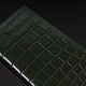 Портмоне из натуральной кожи крокодила IMA0959Army45. Портмоне. CrocShop товары из экзотической кожи. Ярмарка Мастеров.  Фото №4