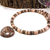 Украшения handmade. Livemaster - original item Necklace made of stones LOVE CONFESSION choker made of jasper. Handmade.