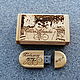 Wooden flash drive with engraving in a box. Flash drives. fleshki22. Online shopping on My Livemaster.  Фото №2