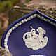 Винтаж: WEDGWOOD блюдце старинное с влюбленными у Амура, Англия. Тарелки винтажные. Karina(Anti_vinta). Интернет-магазин Ярмарка Мастеров.  Фото №2