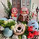 Новогодняя композиция «Зима в городе». Новогодние композиции. VS_handmade. Ярмарка Мастеров.  Фото №5