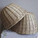 Order Lampshade wicker 'Hemisphere'. Elena Shitova - basket weaving. Livemaster. . Lampshades Фото №3