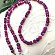 Natural Ruby Beads / Cut Necklace. Beads2. naturalkavni. My Livemaster. Фото №6