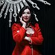 Экошуба Scarlet Smile премиум класс. Шубы. Одежда и аксессуары Батик ANN LOOK. Ярмарка Мастеров.  Фото №4