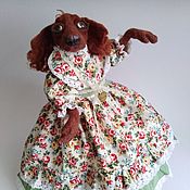 Куклы и игрушки handmade. Livemaster - original item Boudoir Doll: Irish Setter. Handmade.