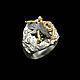 Кольцо "Прометей" из комбинированного золота 585 пробы. Кольца. BUGAKOV jewelry. Ярмарка Мастеров.  Фото №4