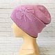 Women's beanie hat made of Merino wool, Caps, Krasnodar,  Фото №1