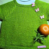 Одежда детская handmade. Livemaster - original item Vest knitted children`s. Handmade.