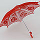 Umbrella 'Roses'. Umbrellas. Lace for Ladies. Online shopping on My Livemaster.  Фото №2