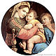 Luxe Classics Cast iron Antic Madonna Della Sedia Rafael. Vintage paintings. LuxVintage. My Livemaster. Фото №5