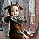 Artist Teddy doll FAUN created with vintage plush OOAK. Teddy Doll. Tatyana Kosova (tatyanakosova). Online shopping on My Livemaster.  Фото №2