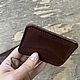 Картхолдер из натуральной кожи минималистичный. Картхолдер. Iron Arm Leatherworks (Екатерина). Интернет-магазин Ярмарка Мастеров.  Фото №2