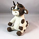 Order felt toy: Bull. colorlight (colorlight). Livemaster. . Felted Toy Фото №3