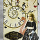 Crazy suitcase ALICE-3. Box. Decoupage. My Livemaster. Фото №4
