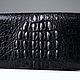 Женская сумка кросс-боди из натуральной кожи крокодила IMA0722B1. Сумка через плечо. CrocShop аксессуары из кожи. Ярмарка Мастеров.  Фото №4