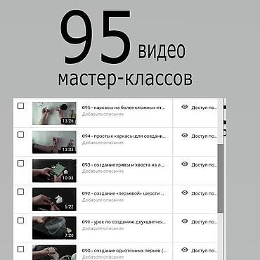 Мастер-классы ручной работы. Ярмарка Мастеров - ручная работа Курс по лепке: 95 видео мастер-классов. Handmade.