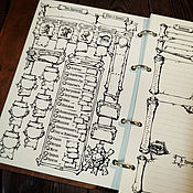 Активный отдых и развлечения handmade. Livemaster - original item Board games: Character`s Notebook. NRI. DND. DnD Pathfinder. Handmade.