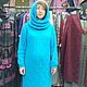 Tunic dress with hood'Turquoise'. Dresses. irbaar. Online shopping on My Livemaster.  Фото №2