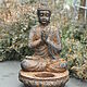 Statue-candlestick Buddha made of concrete rusty decor. Figurines. Decor concrete Azov Garden. My Livemaster. Фото №4