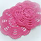 Set knitted interior wipes 'Pink openwork' (2 PCs.), Swipe, Poltava,  Фото №1