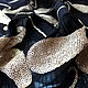 Gorgeous Alta MODA Paisley mesh on black. Fabric. italy-tkani. My Livemaster. Фото №4