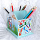 Order Pencil box Back to school))). Oksana Ketris. Livemaster. . Pencil holders Фото №3