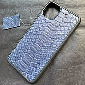 Чехол с натуральной кожей крокодила для iPhone X
