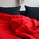 Linen ' Red and Black'. Bedding sets. Mam Decor (  Dmitriy & Irina ). My Livemaster. Фото №5