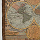 Vintage map on wood, panels - vintage card. Pictures. WoodBro. Online shopping on My Livemaster.  Фото №2