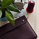 Кожаный чехол папка для ноутбука MacBook 13", 14", Чехол, Санкт-Петербург,  Фото №1