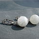 Order Earrings with moonstone 'Snow'. Beautiful gifts for the good people (Alura-lights). Livemaster. . Earrings Фото №3