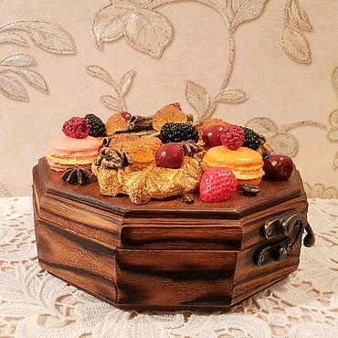 Шкатулка "Десерт". Близкие сердцу. Шкатулки ручной работы - Ярмарка Мастеров Шкатулки ручной работы. Ярмарка Мастеров - ручная работа Шкатулка "Десерт". Handmade.